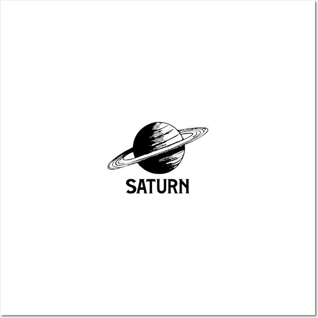 Saturn Wall Art by Ukiyo Geijutsu